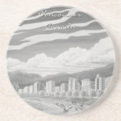 バンクーバーコースターパーソナライズされたズバンクーバーコースター コースター (正面)