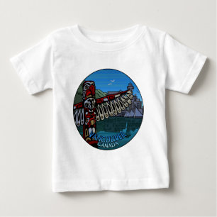 バンクーバーサミナル長袖シャツカナダベビー ベビーTシャツ