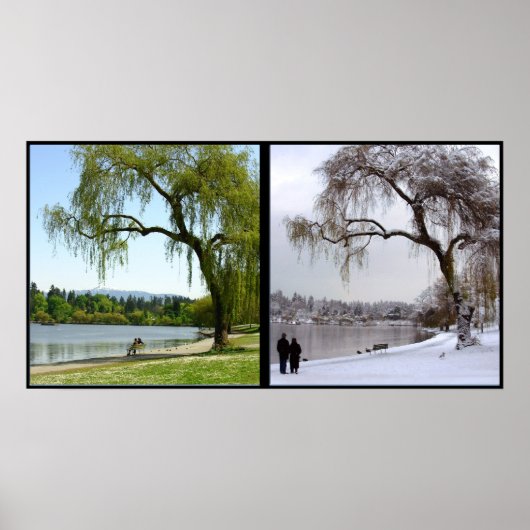 バンクーバーシーズンズポスタープリントカナダ土産 ポスター (正面)