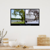 バンクーバーシーズンズポスタープリントカナダ土産 ポスター (キッチン)