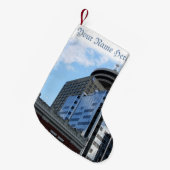 バンクーバーストッキングバンクーバークリスマスストッキング スモールクリスマスストッキング (正面 (吊り時))