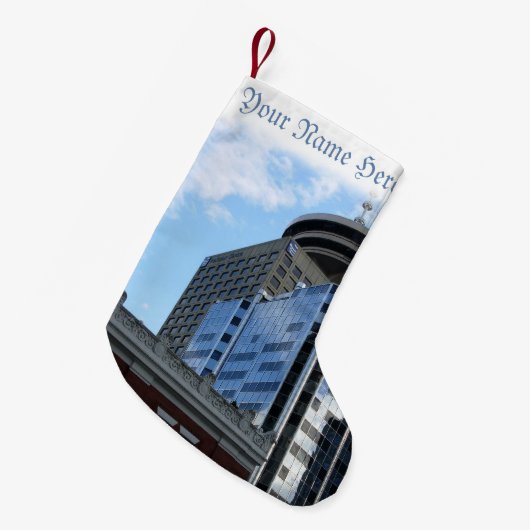 バンクーバーストッキングバンクーバークリスマスストッキング スモールクリスマスストッキング (正面 (吊り時))