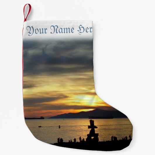 バンクーバーストッキングバンクーバークリスマスストッキング スモールクリスマスストッキング (正面)