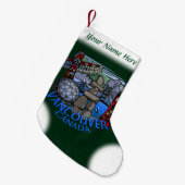 バンクーバーストッキングバンクーバークリスマスストッキング スモールクリスマスストッキング (正面 (吊り時))