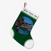 バンクーバーストッキングバンクーバークリスマスストッキング スモールクリスマスストッキング (正面 (吊り時))
