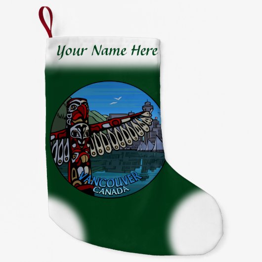 バンクーバーストッキングバンクーバークリスマスストッキング スモールクリスマスストッキング (正面)