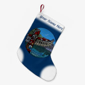 バンクーバーストッキングバンクーバークリスマスストッキング スモールクリスマスストッキング (正面 (吊り時))