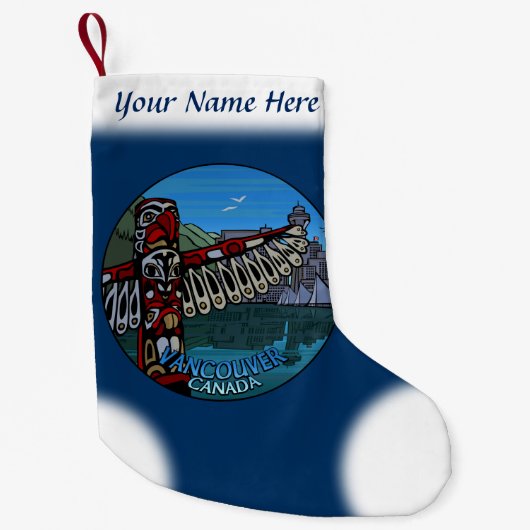 バンクーバーストッキングバンクーバークリスマスストッキング スモールクリスマスストッキング (正面)