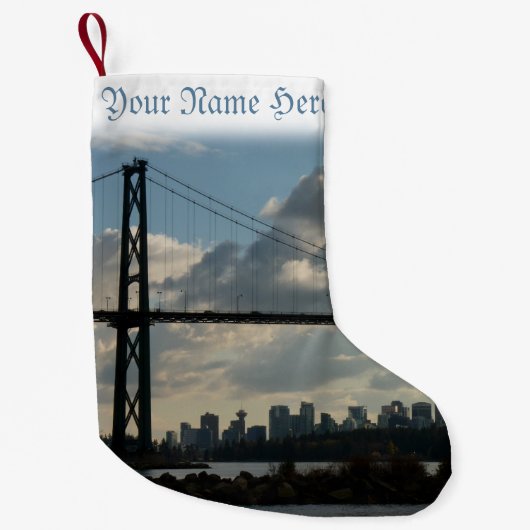 バンクーバーストッキングバンクーバークリスマスストッキング スモールクリスマスストッキング (正面)