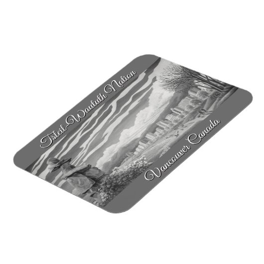 バンクーバースーベニアマグネットバンクーバーランドマークギフト マグネット (左側)