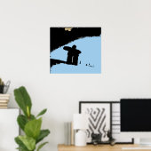 バンクーバーズマウンテンイヌクシュク ポスター (ホームオフィス)