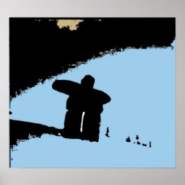 バンクーバーズマウンテンイヌクシュク ポスター