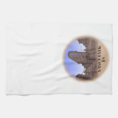 バンクーバータオオルガスタウン美術土産茶タオル キッチンタオル (横)