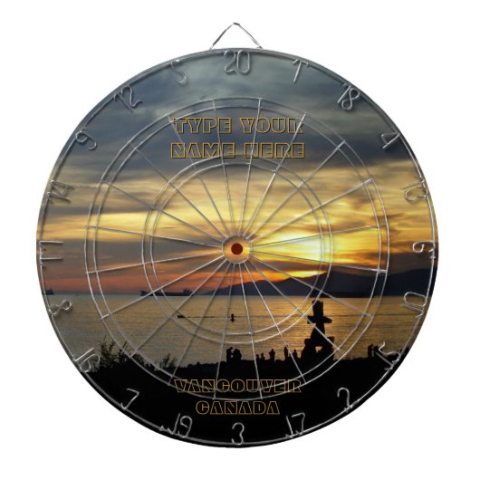 バンクーバーダートボードバンクーバーサニーダートボード ダーツボード (正面)