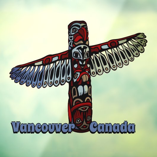 バンクーバーデカールバンクーバースーベニアウィンドウクリング ウィンドウサイン (シート3)