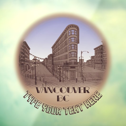 バンクーバーデカールバンクーバースーベニアウィンドウリッシ ウィンドウサイン (シート3)