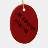 バンクーバートーテムポールサミナリー先住民アートオーナメント セラミックオーナメント (裏面)