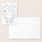 バンクーバーパーソナライズされたアートカードトーテムポールカード 箔カード (ディスプレー)