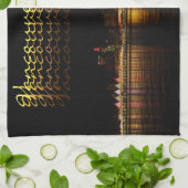 バンクーバーパーソナライズされたタオルお土産ティータオル キッチンタオル (折り畳み)