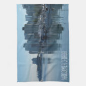 バンクーバーパーソナライズされたタオルお土産ティータオル キッチンタオル (縦)