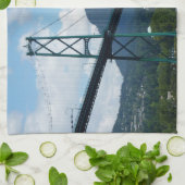 バンクーバーパーソナライズされたタオルお土産ティータオル キッチンタオル (折り畳み)