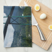 バンクーバーパーソナライズされたタオルお土産ティータオル キッチンタオル (四つ折り)