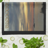 バンクーバーパーソナライズされたタオルバンクーバー茶タオル キッチンタオル (折り畳み)