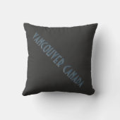 バンクーバーパーソナライズされたピローライオンズゲートブリッジ クッション (裏面)