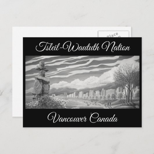 バンクーバーパーソナライズされたポストカード ポストカード (正面/裏面)