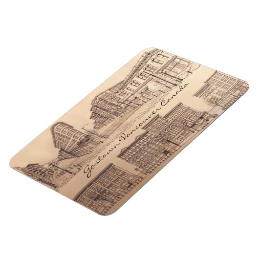 バンクーバーパーソナライズされた土産マグネットガスタウン マグネット (左側)