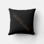 バンクーバーピローパーソナライズされたバンクーバーお土産 クッション (裏面)