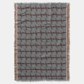 バンクーバーブランケットバンクーバートーテムポールお土産 スローブランケット (正面縦)