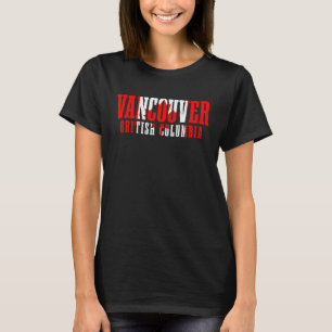 バンクーバーブリティッシュコロンビアカナダヴィンテージカナダ Tシャツ