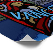 バンクーバーポスターバンクーバートーテムポール土産 ポスター (角)