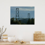 バンクーバーポスタープリントバンクーバーシティスケーププリント ポスター (キッチン)