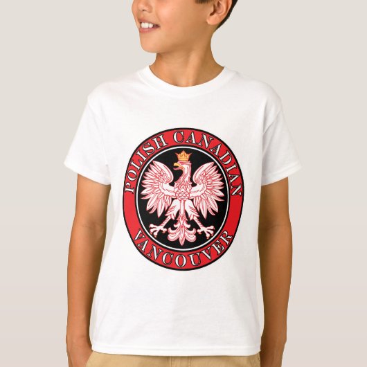 バンクーバーポーランドカナディアンイーグル Tシャツ (正面)
