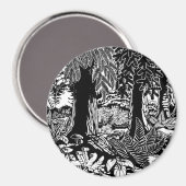 バンクーバーマグネットスタンレーパークフォレスト冷蔵庫用マグネット マグネット (正面/裏面)