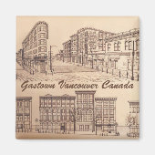 バンクーバーマグネット土産マグネットボタンギフト マグネット (正面)