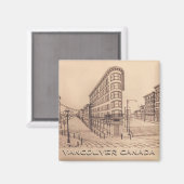 バンクーバーマグネット土産用磁石ボタン&ギフト マグネット (正面/裏面)