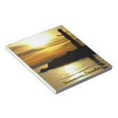 バンクーバーメモパーソナライズされた帳バンクーバー土産 ノートパッド (アングル)