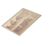 バンクーバーメモ帳バンクーバーガスタウンアートサミナリー ノートパッド (アングル)