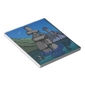 バンクーバーメモ帳バンクーバーランドマークス ノートパッド (アングル)