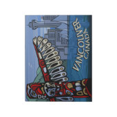 バンクーバーメモ帳バンクーバーランドマークス ノートパッド (回転)