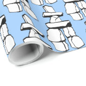 バンクーバーラッピング紙イヌイットイヌクシュク紙 ラッピングペーパー (ロールコーナー)