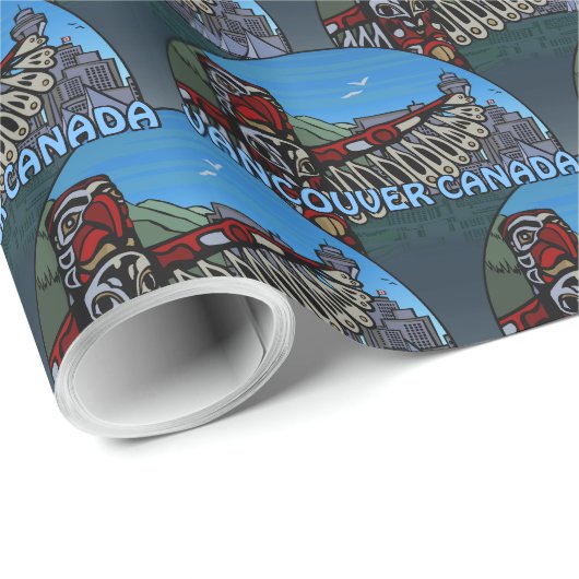 バンクーバーラッピング紙パーソナライズされたギフト紙 ラッピングペーパー (ロールコーナー)