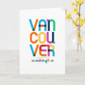 バンクーバーワシントン中世紀ポップ・アートの美術 カード (黄色い花)