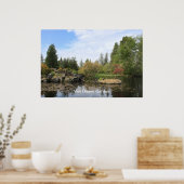 バンクーバーヴァンデュセン植物園。 ポスター (キッチン)