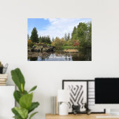 バンクーバーヴァンデュセン植物園。 ポスター (ホームオフィス)