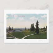 バンクーバー兵舎の空中表示 ポストカード (正面)