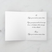 バンクーバー冬のカード ロマンチック カナダ カード (内部)